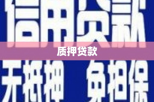 涵江质押贷款
