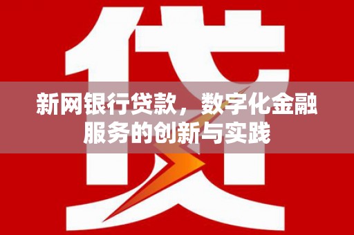 涵江新网银行贷款，数字化金融服务的创新与实践