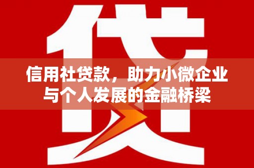 涵江信用社贷款，助力小微企业与个人发展的金融桥梁