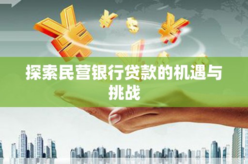 涵江探索民营银行贷款的机遇与挑战