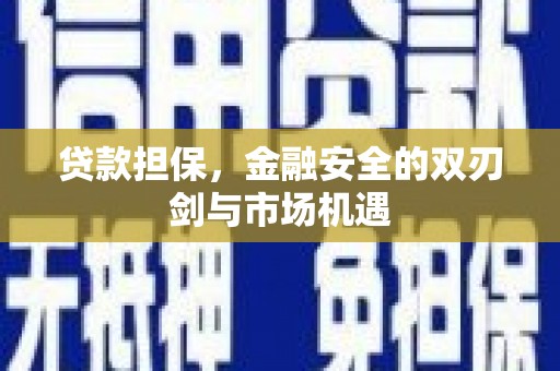 涵江贷款担保，金融安全的双刃剑与市场机遇