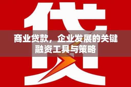 涵江商业贷款，企业发展的关键融资工具与策略