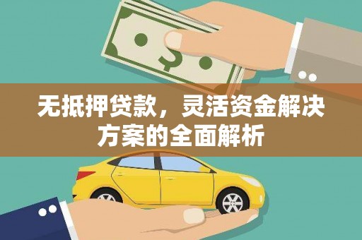 涵江无抵押贷款，灵活资金解决方案的全面解析