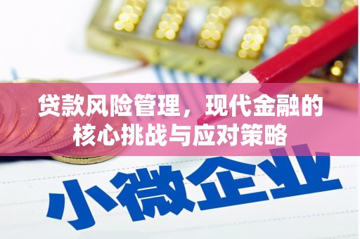 涵江贷款风险管理，现代金融的核心挑战与应对策略