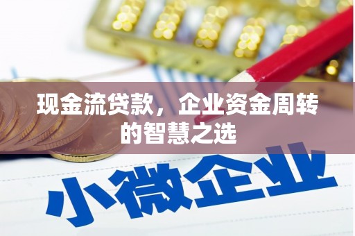 涵江现金流贷款，企业资金周转的智慧之选