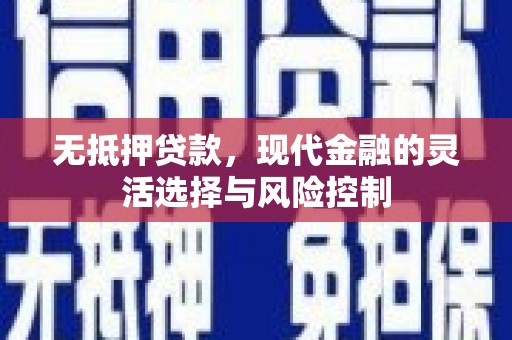 涵江无抵押贷款，现代金融的灵活选择与风险控制