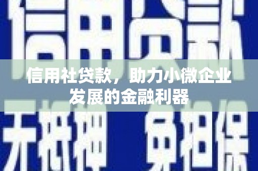 涵江信用社贷款，助力小微企业发展的金融利器