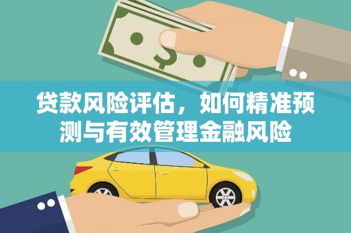 涵江贷款风险评估，如何精准预测与有效管理金融风险