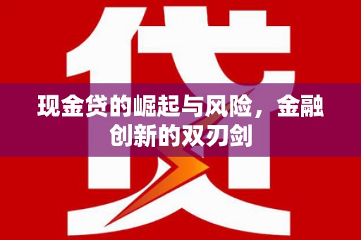 涵江现金贷的崛起与风险，金融创新的双刃剑