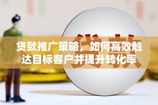 涵江贷款推广策略，如何高效触达目标客户并提升转化率