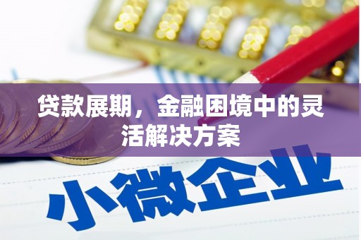 涵江贷款展期，金融困境中的灵活解决方案