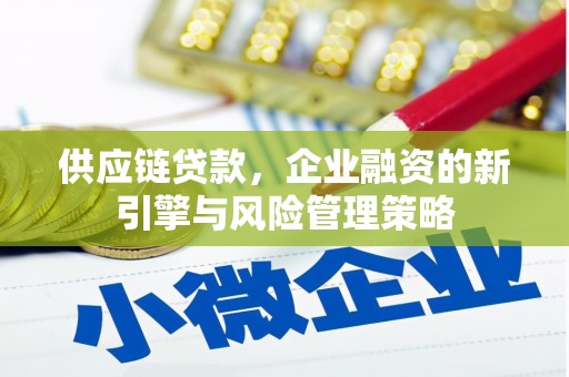 涵江供应链贷款，企业融资的新引擎与风险管理策略
