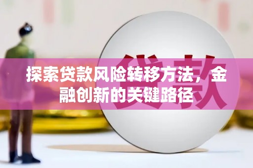 涵江探索贷款风险转移方法，金融创新的关键路径