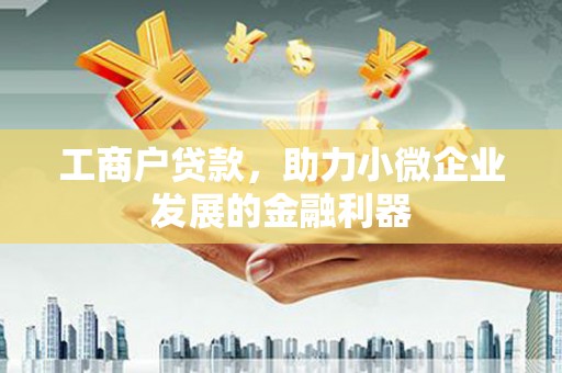 涵江工商户贷款，助力小微企业发展的金融利器