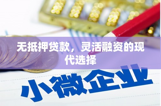 涵江无抵押贷款，灵活融资的现代选择