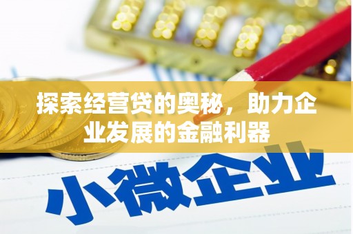 涵江探索经营贷的奥秘，助力企业发展的金融利器