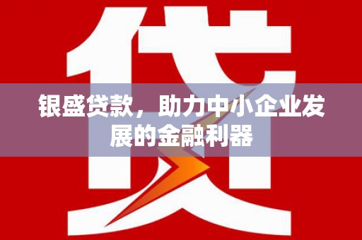 涵江银盛贷款，助力中小企业发展的金融利器