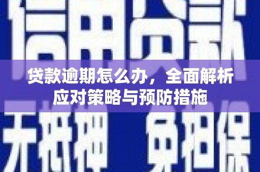 涵江贷款逾期怎么办，全面解析应对策略与预防措施