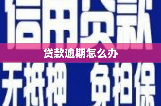 涵江贷款逾期怎么办