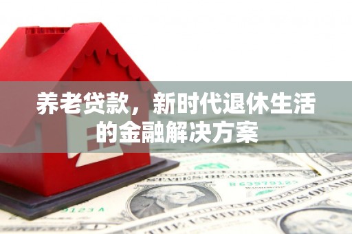 涵江养老贷款，新时代退休生活的金融解决方案