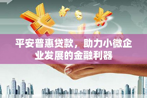 涵江平安普惠贷款，助力小微企业发展的金融利器
