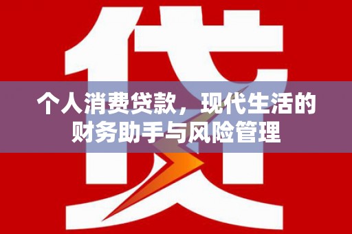 涵江个人消费贷款，现代生活的财务助手与风险管理