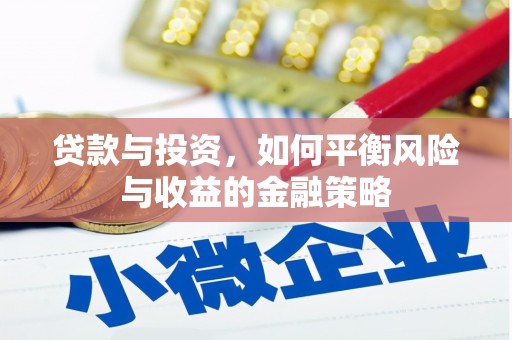 涵江贷款与投资，如何平衡风险与收益的金融策略