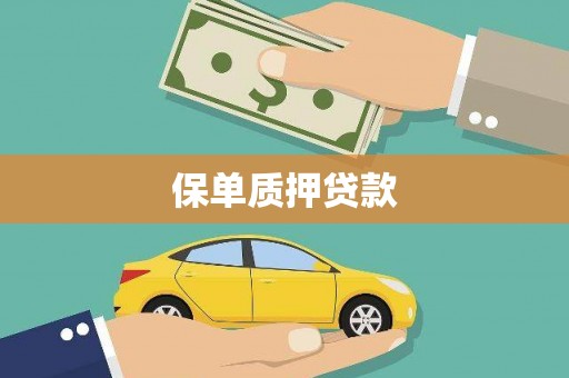 涵江保单质押贷款