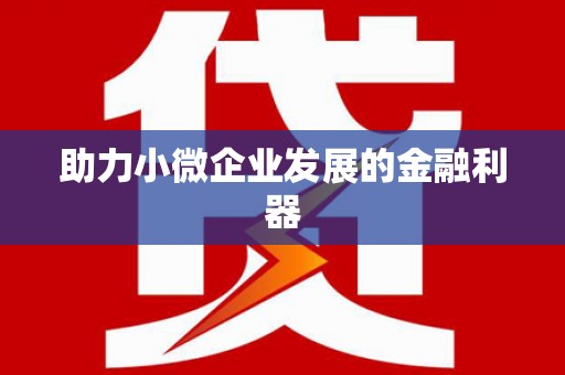 涵江助力小微企业发展的金融利器