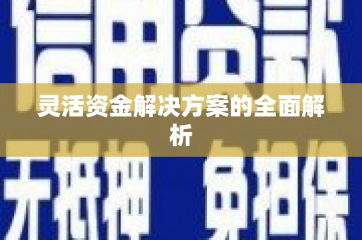 涵江灵活资金解决方案的全面解析