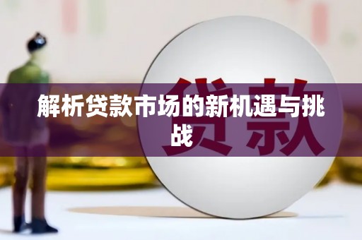 涵江解析贷款市场的新机遇与挑战