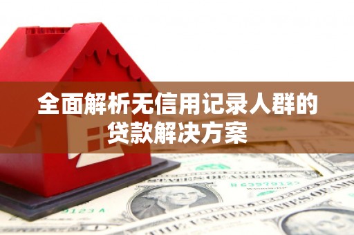 涵江全面解析无信用记录人群的贷款解决方案