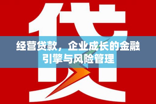 涵江经营贷款，企业成长的金融引擎与风险管理