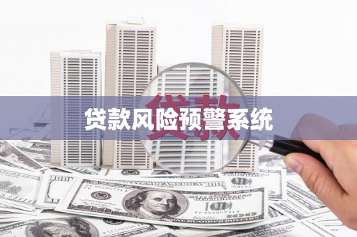 涵江贷款风险预警系统